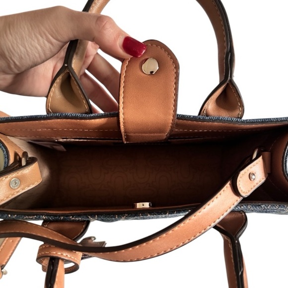 True Religion Women's Quilted Tote Bag - Travel Shoulder Handbag with Crossbody - Picture 4 of 9